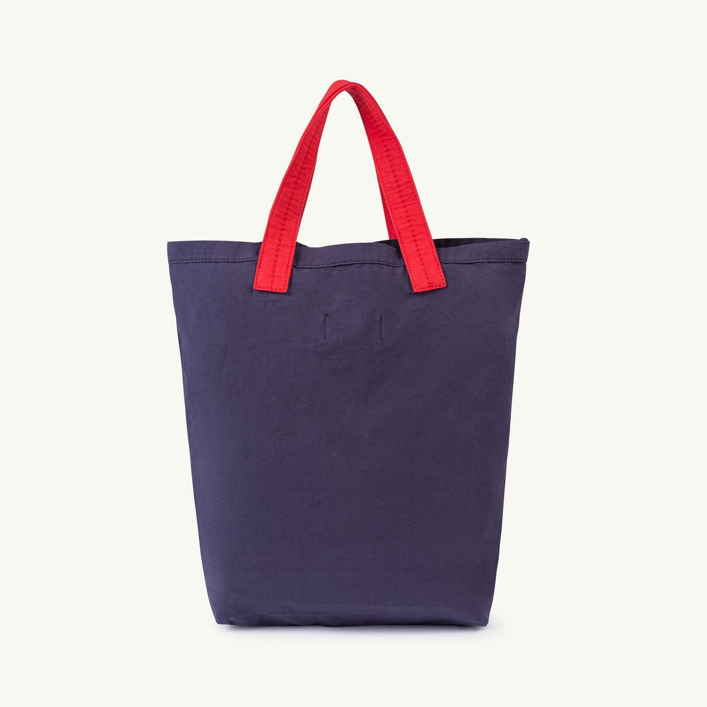 Girls Navy Blue Logo Cotton Hand Bag