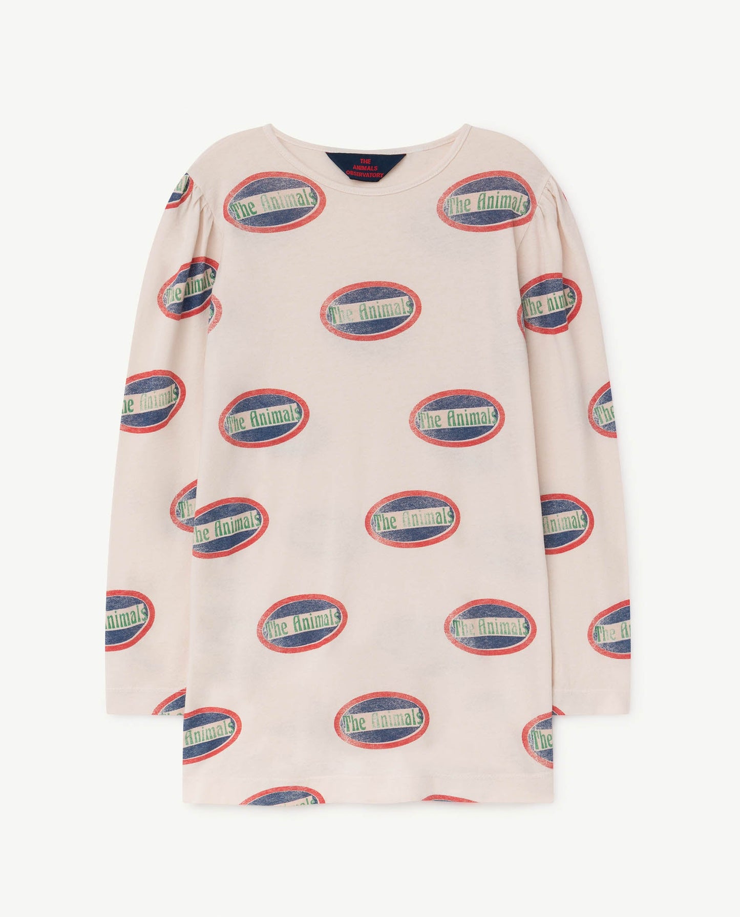 Girls Pink Printed Cotton Dress