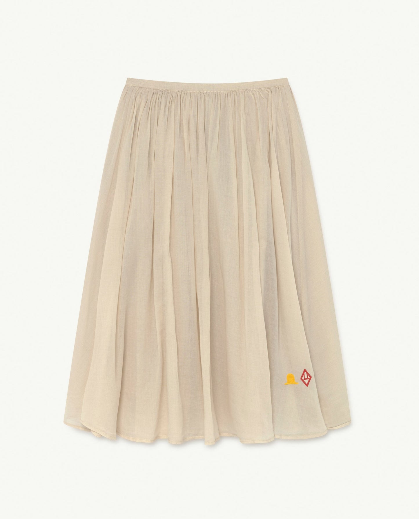女童粉色Logo棉短裙