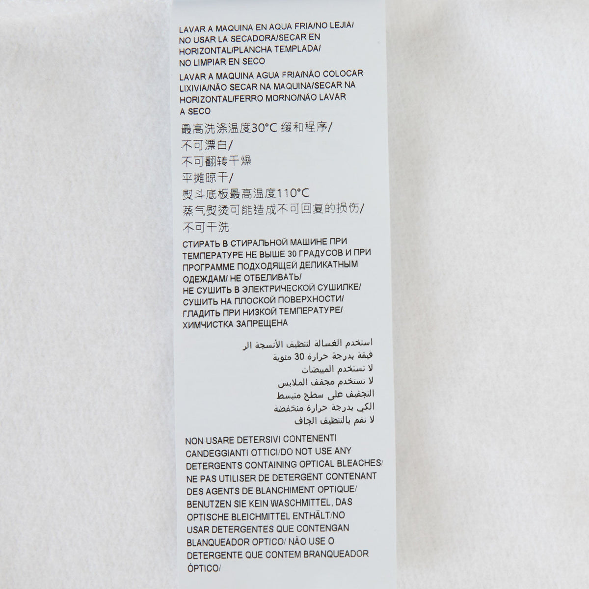 女童白色Logo棉连衣裙