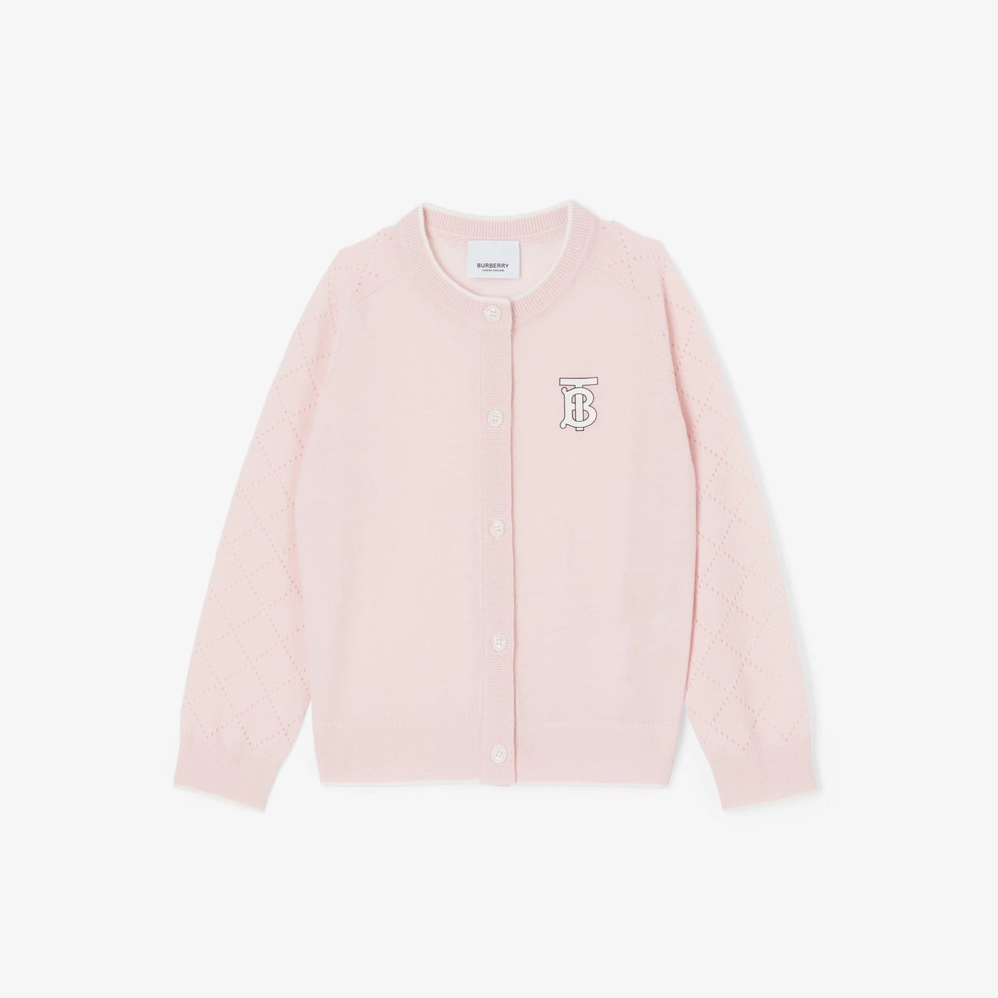 女童粉色Logo开衫