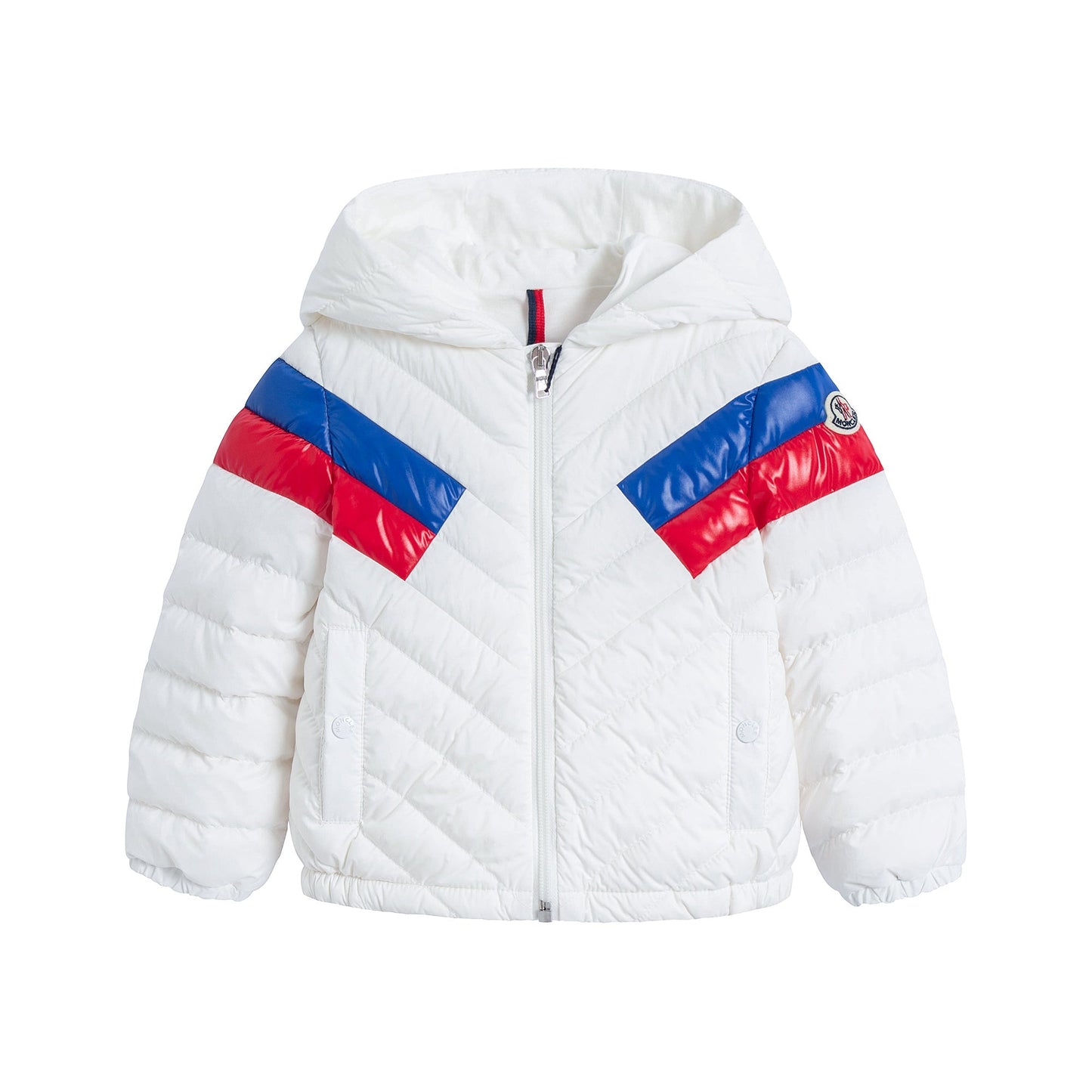 婴儿白色"BANURU"羽绒夹克