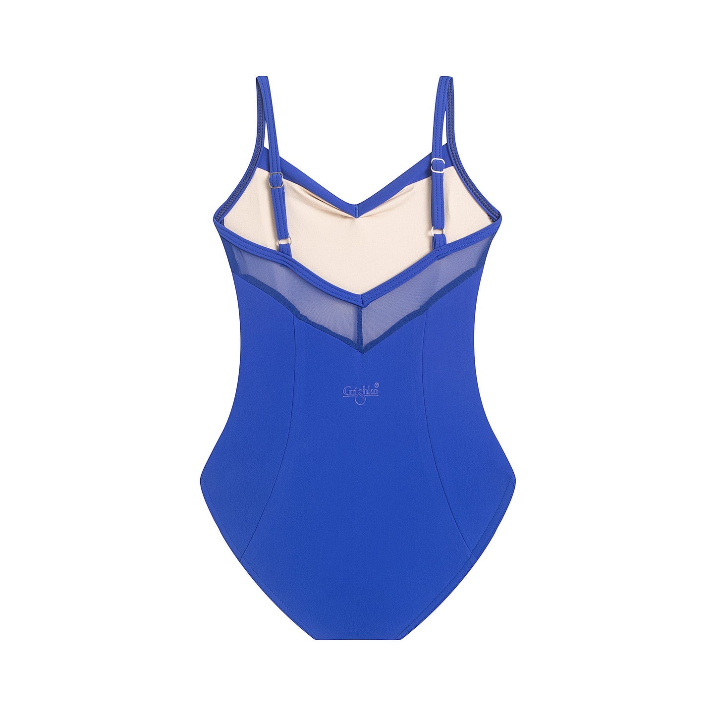 女童蓝色芭蕾舞连体衣(有衬里DAD2001/2MP/royal blue)