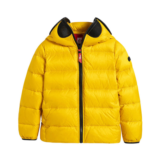 儿童黄色羽绒服