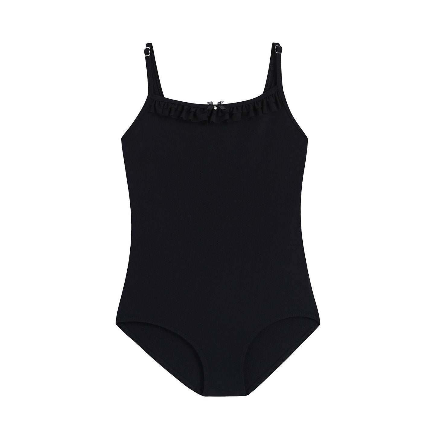 女童黑色芭蕾舞连体衣