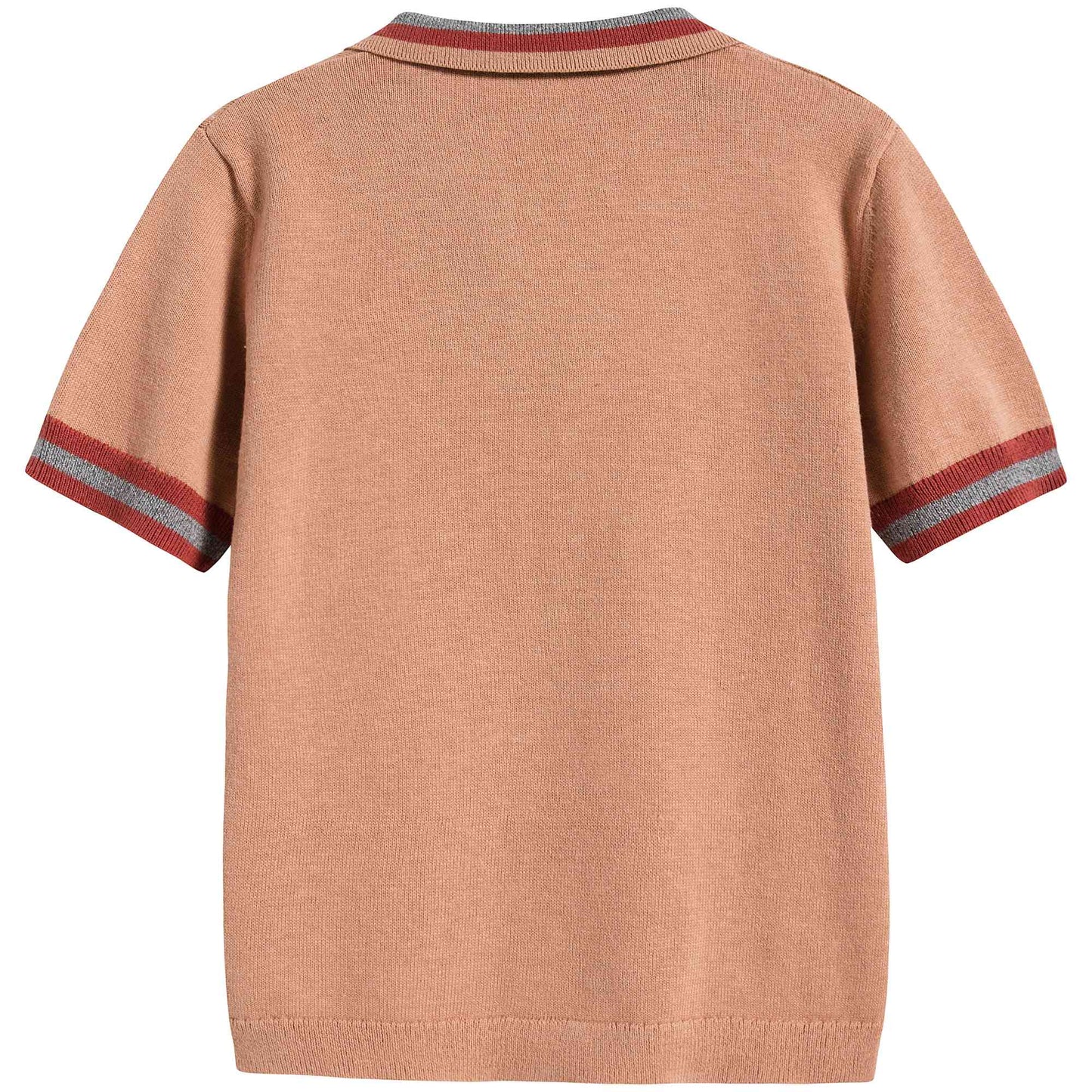 女童陶土色Polo衫