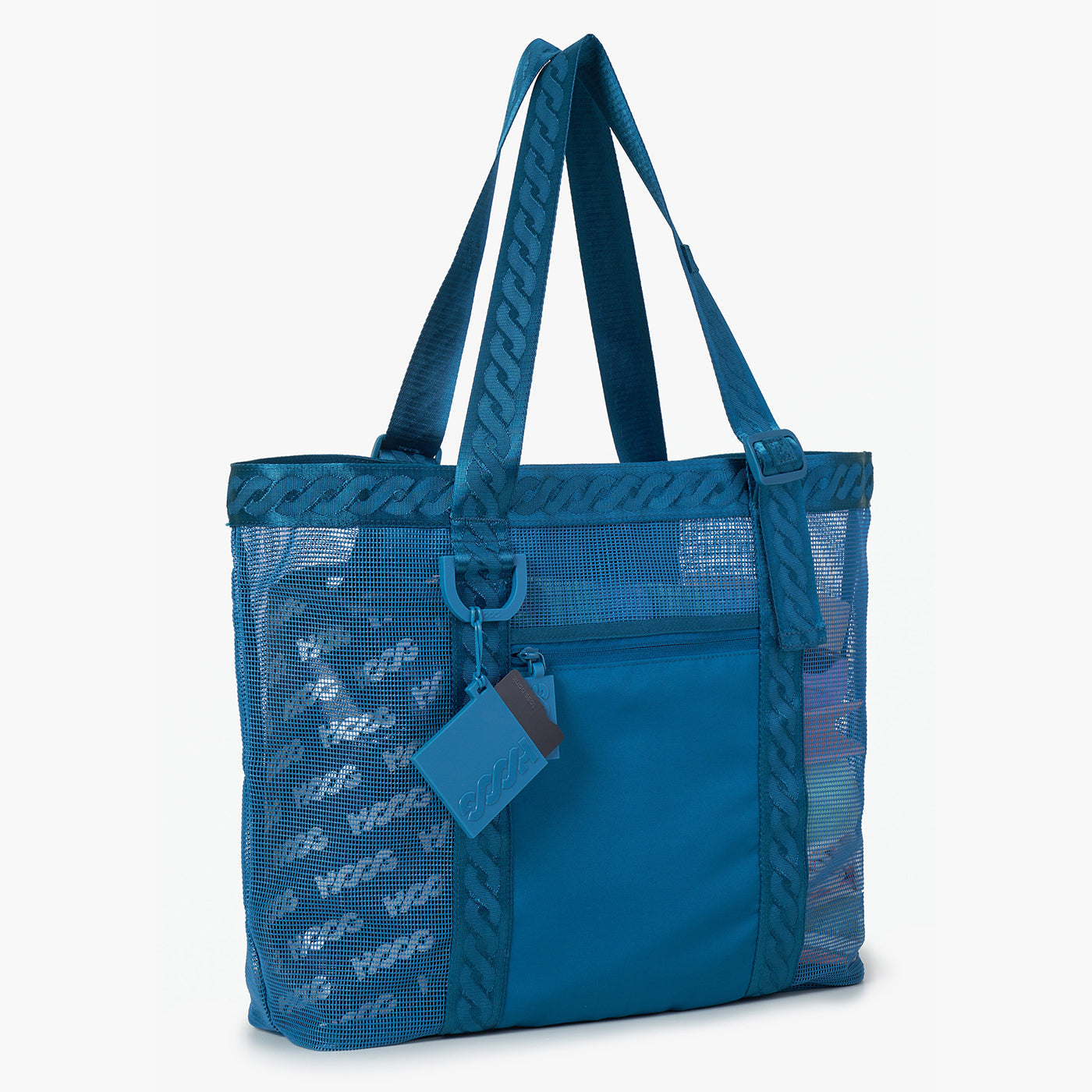 孔雀蓝色手提游泳包(36x39x13.5cm)