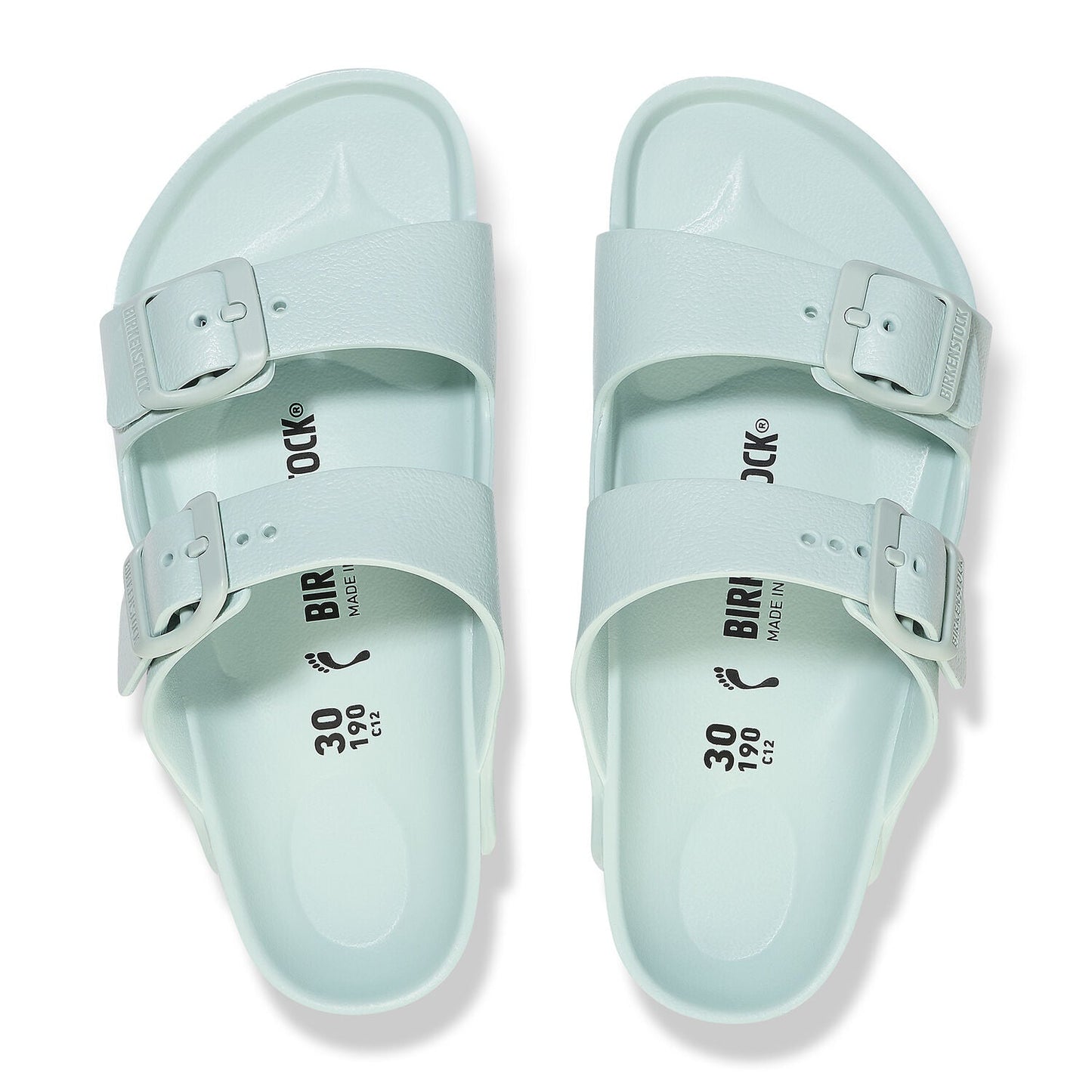 儿童浅绿色拖鞋(窄版)