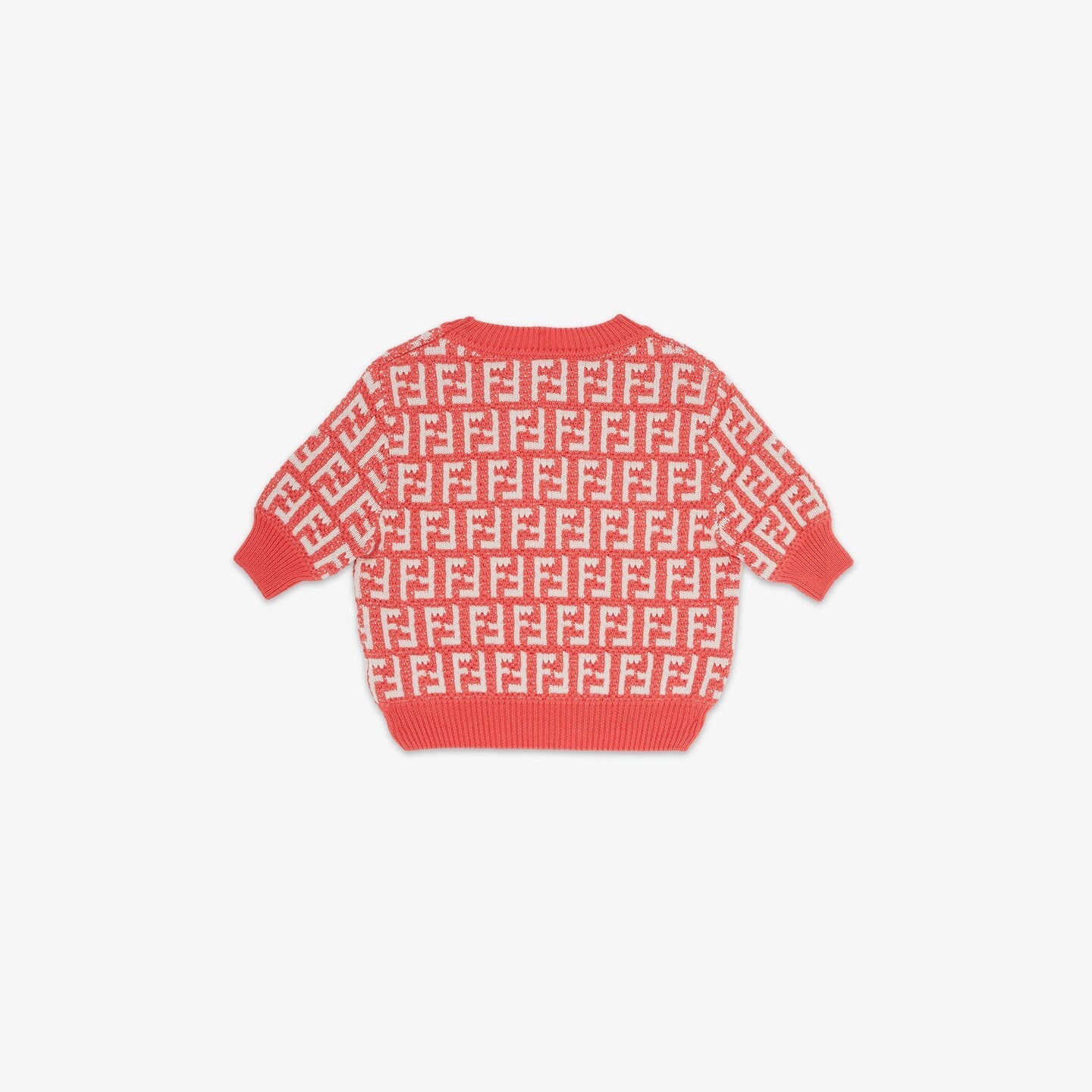 女童粉色Logo毛衣