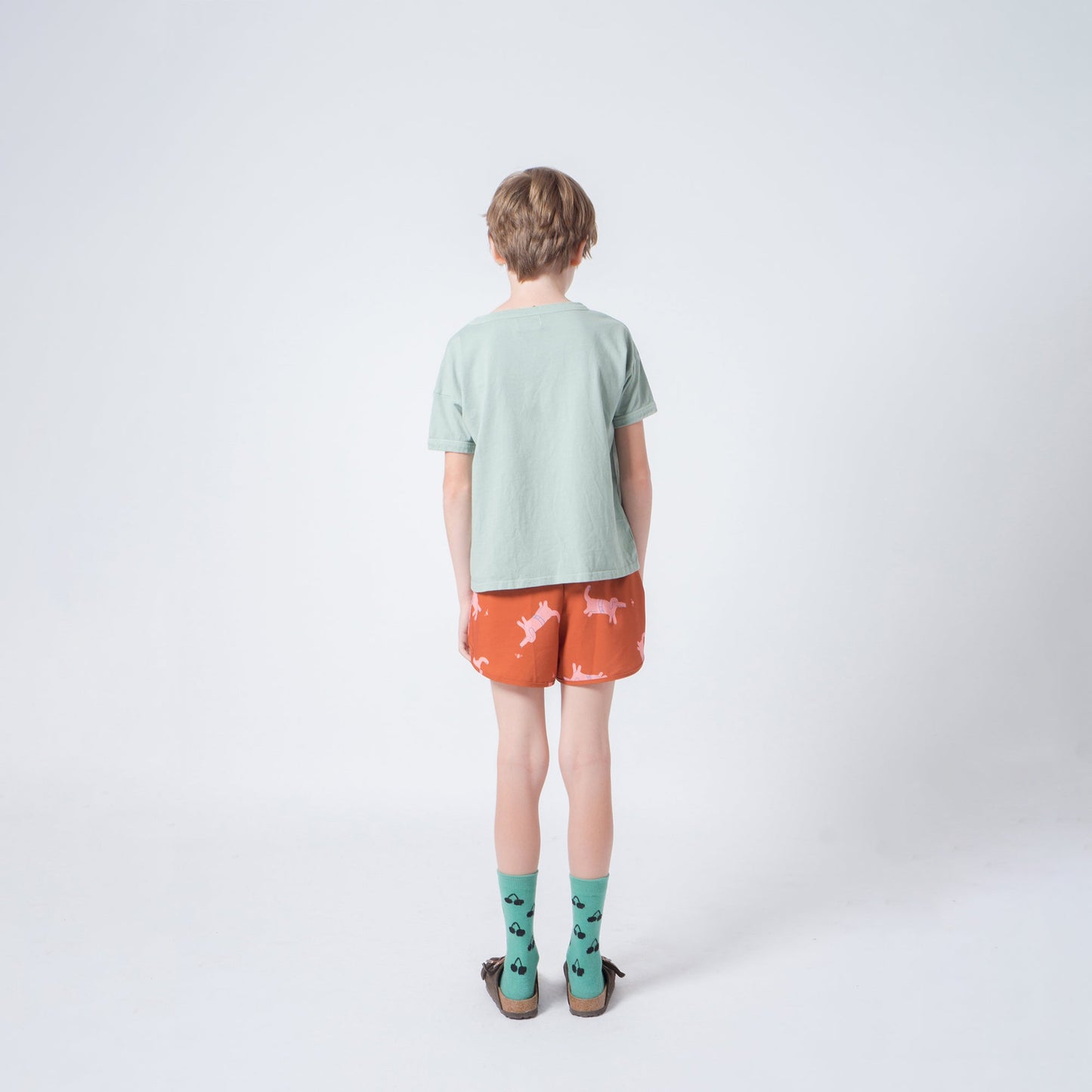 Girls & Boys Purple Plumeria Organic Cotton T-shirt