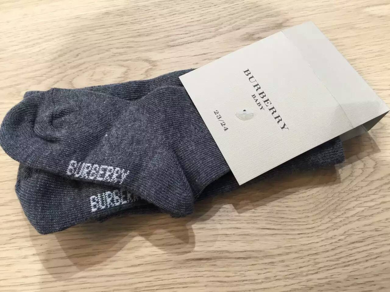 Baby Girls Dark Grey Tight With Check Bows