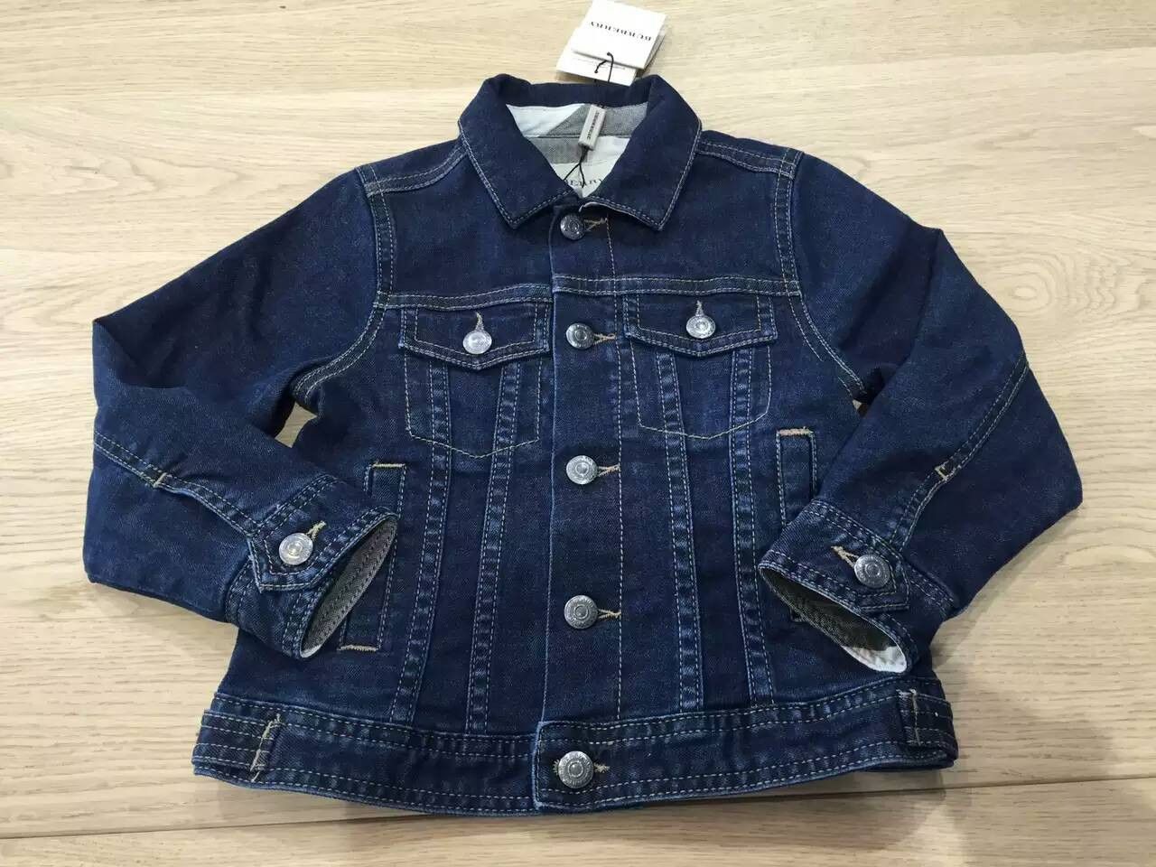Boys Blue Denim Cotton Jacket