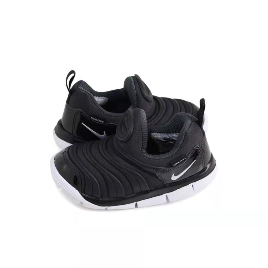 Nike Dynamo Free 婴童黑色毛毛虫