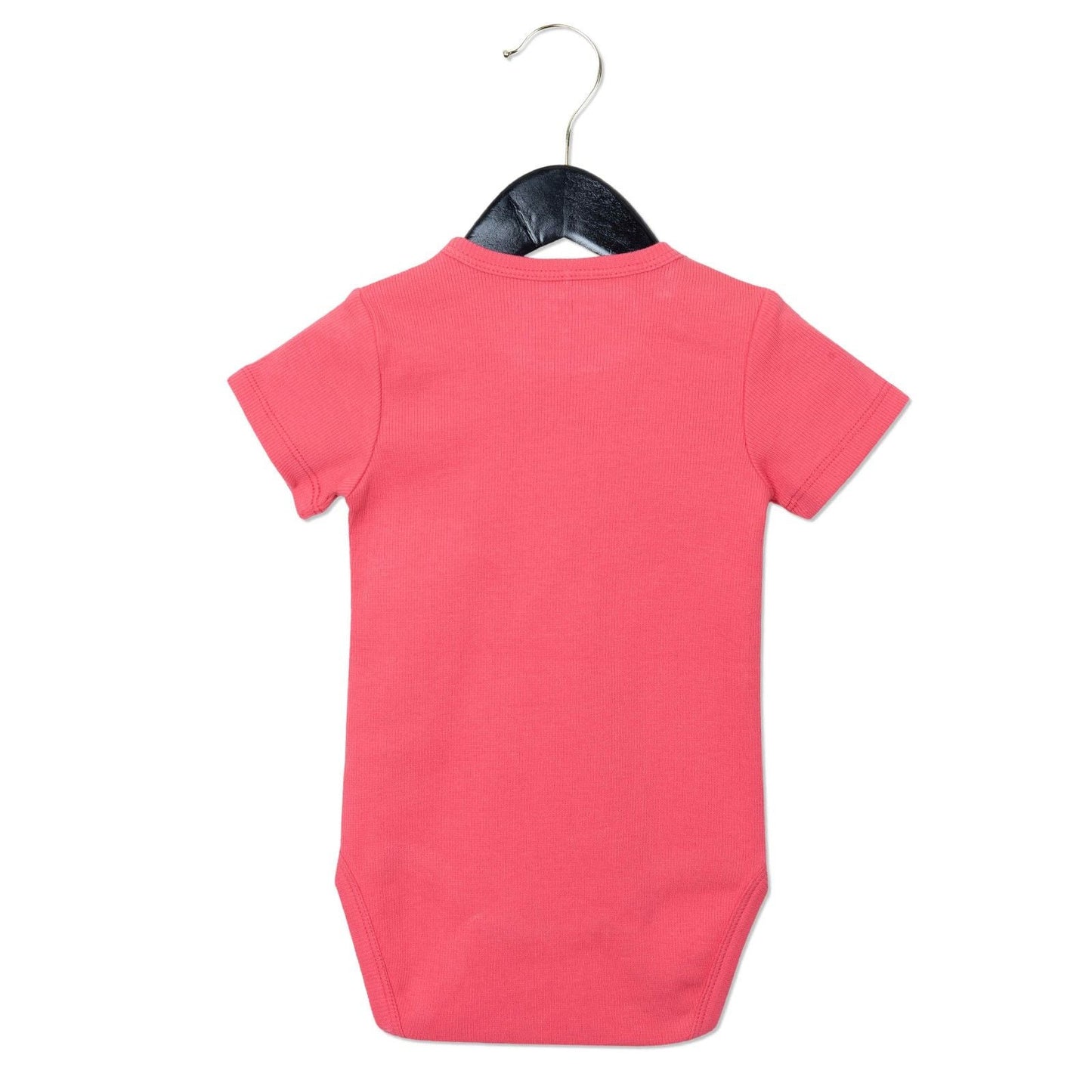 Baby Pink Cotton Bodysuit With Frill Sleeve