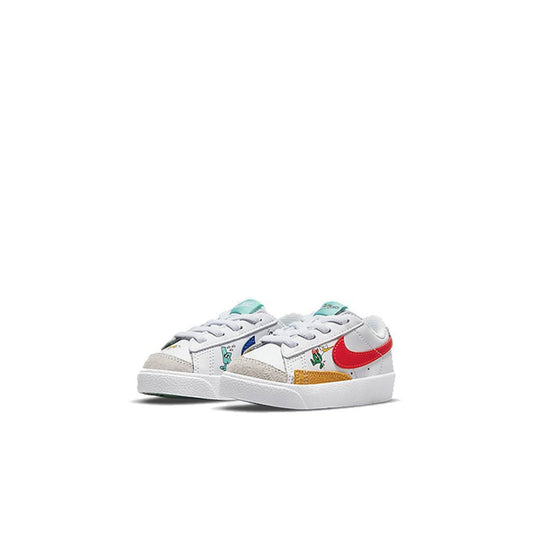 Nike Blazer Low ''77'' 白红蓝板鞋 婴童