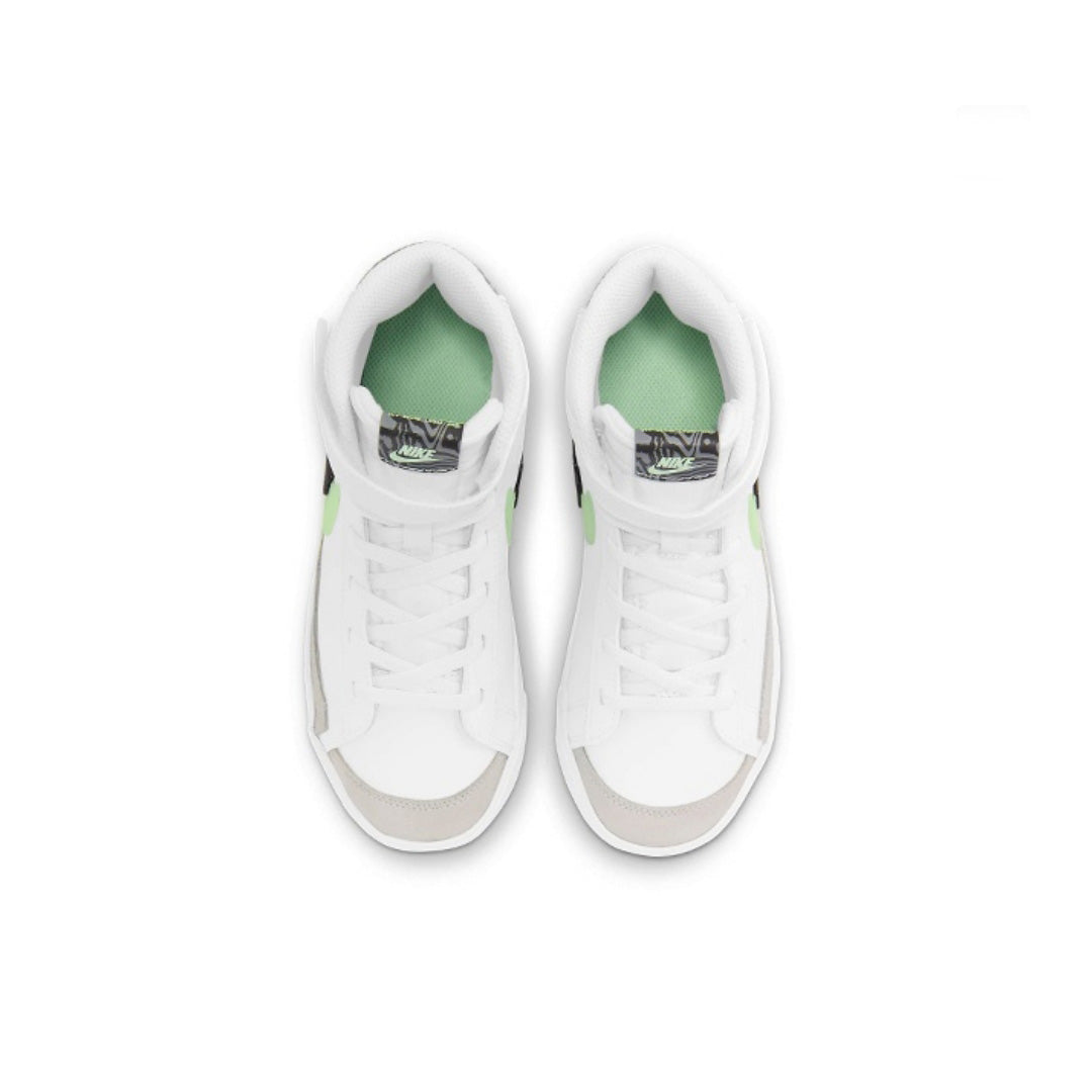 Nike Blazer Mid 77 SE 双钩 黑白绿运动鞋