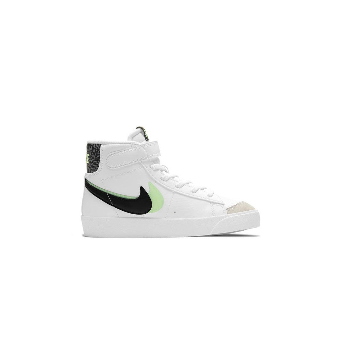Nike Blazer Mid 77 SE 双钩 黑白绿运动鞋