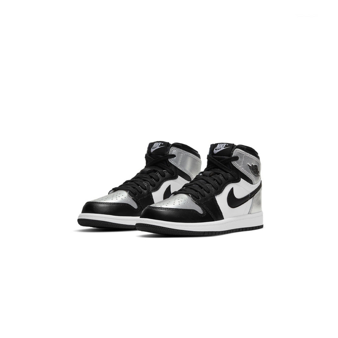 Air Jordan 1 Retro High OG "Silver Toe"银色运动鞋