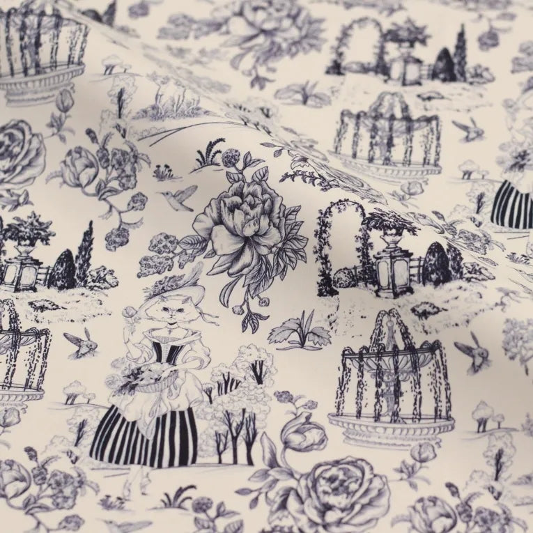 女童米色"Toile de Jouy"芭蕾舞连体衣(高叉172967385HL/Plie/Milky beige)