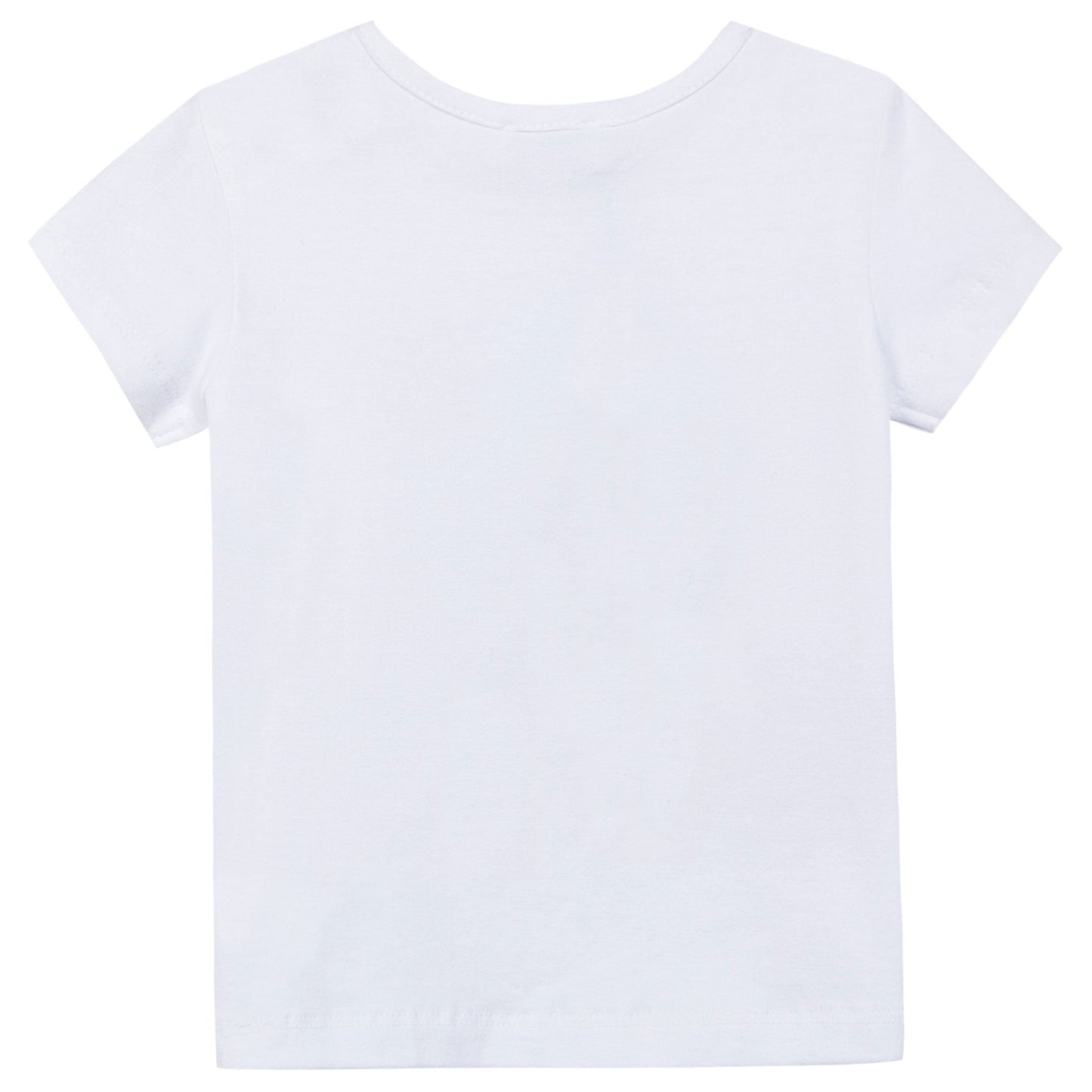 Baby Girls White Cactus Printed T-Shirt
