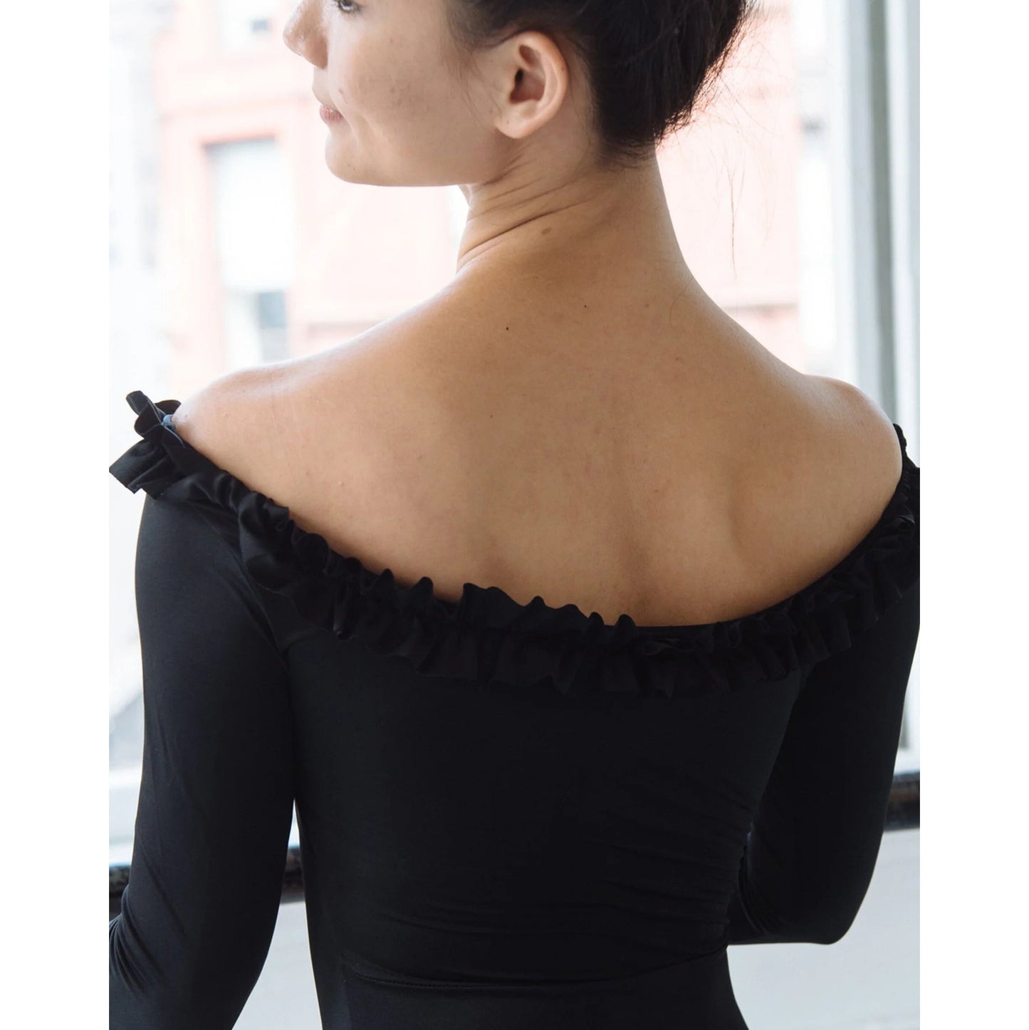 女童黑色芭蕾舞连体衣(1829/Black)