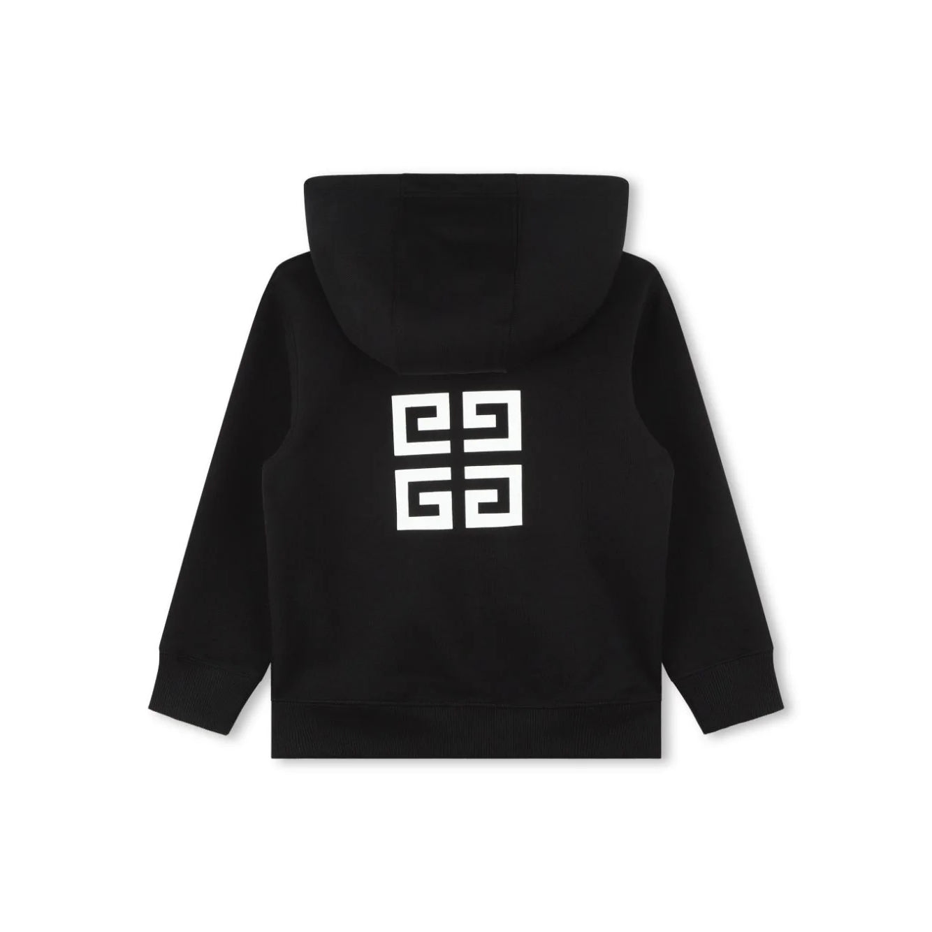 男童黑色Logo拉链上衣
