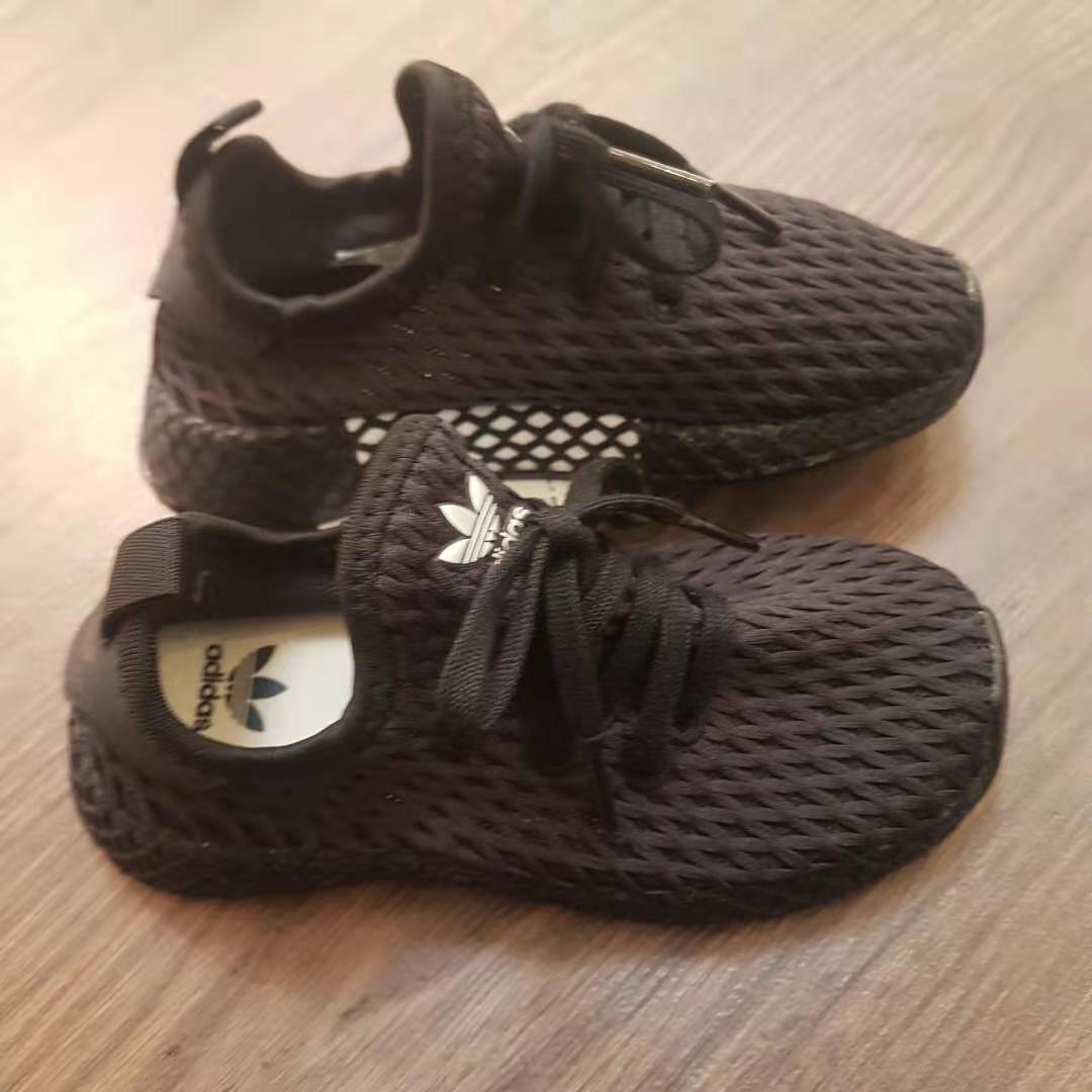 Baby Boys Black "DEERUPT RUNNER" Shoes