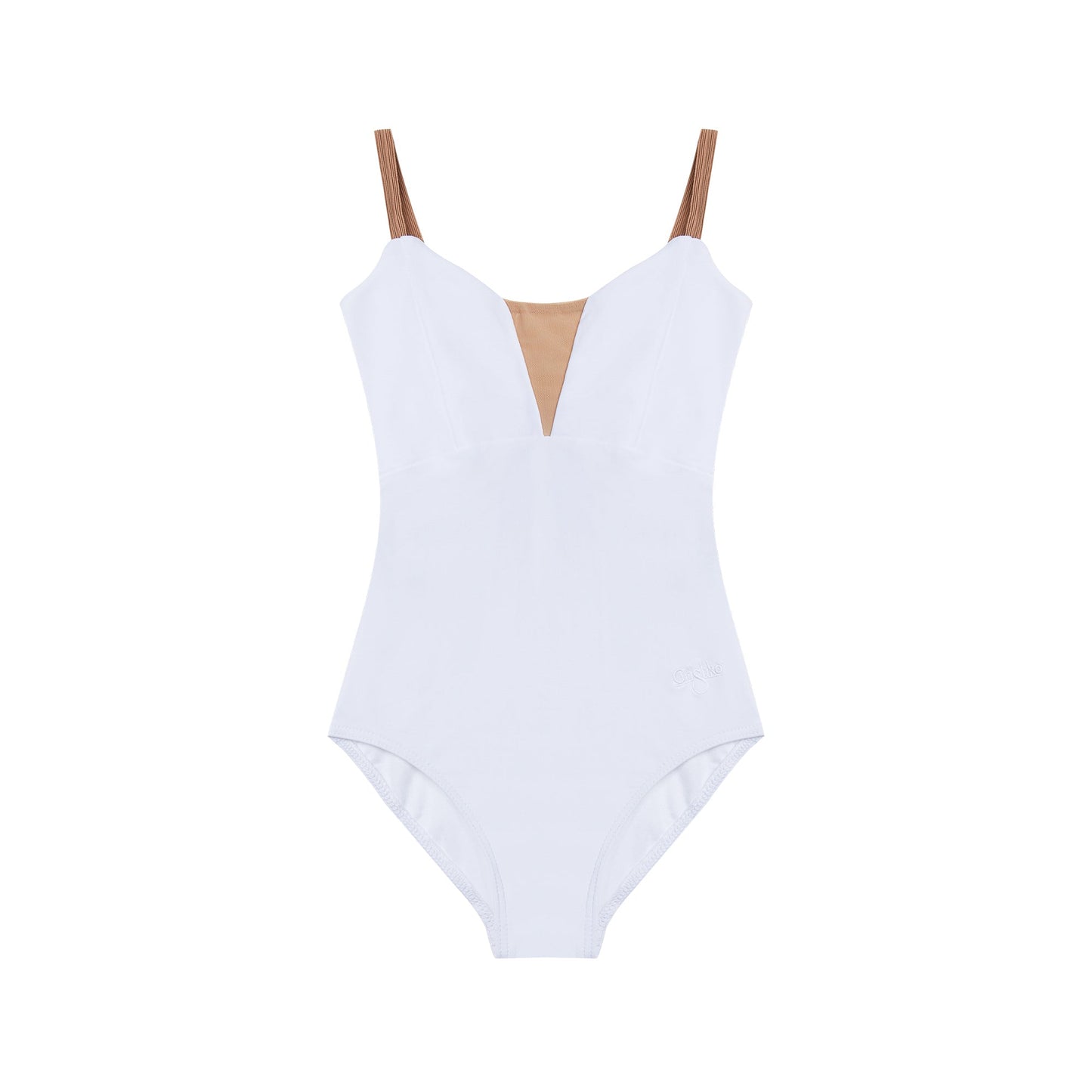 女童白色芭蕾舞连体衣(DAD1930M/white)