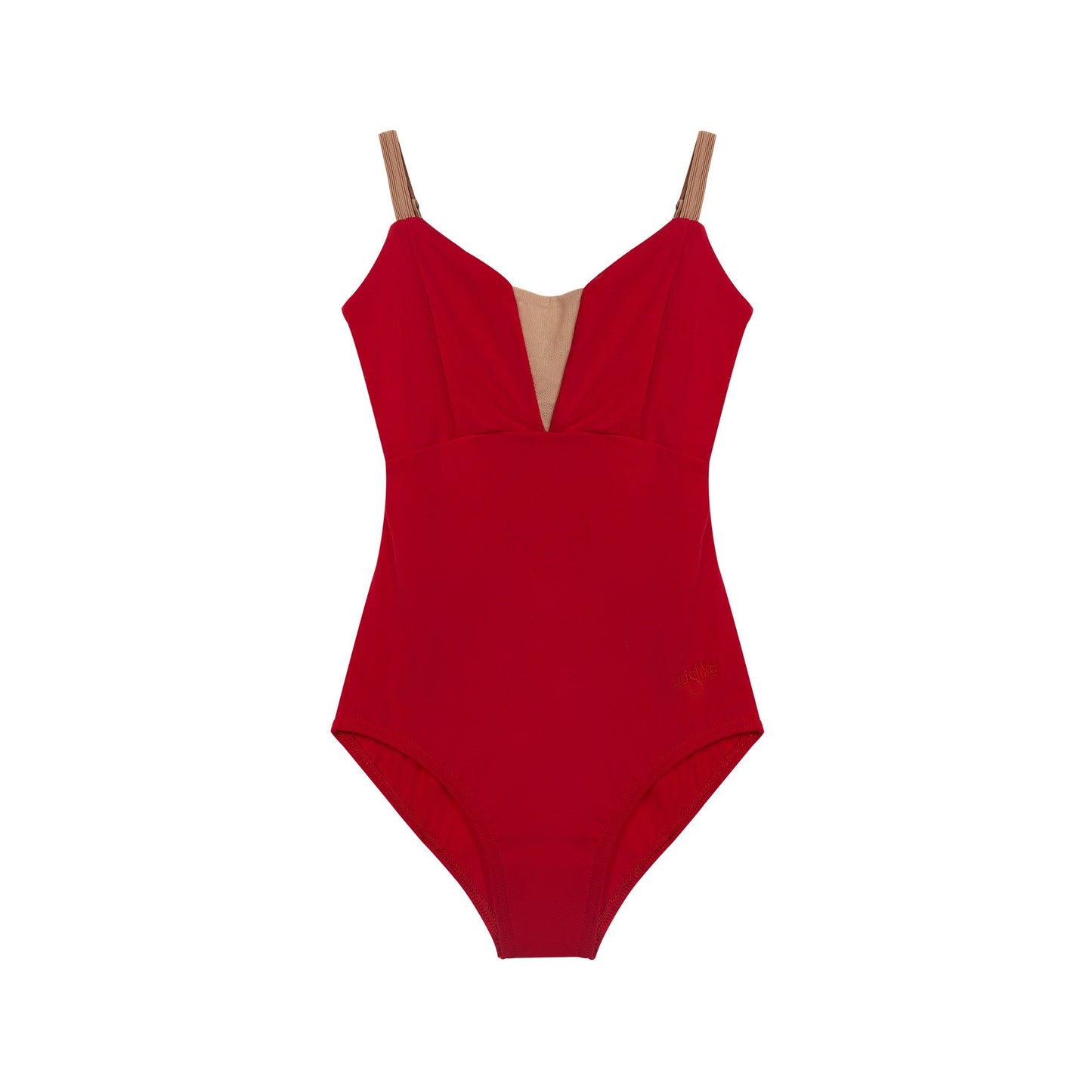 女童红色芭蕾舞连体衣(DAD1930M/red)