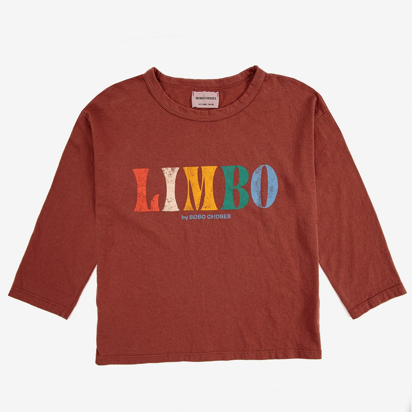 儿童深红色Logo棉T恤