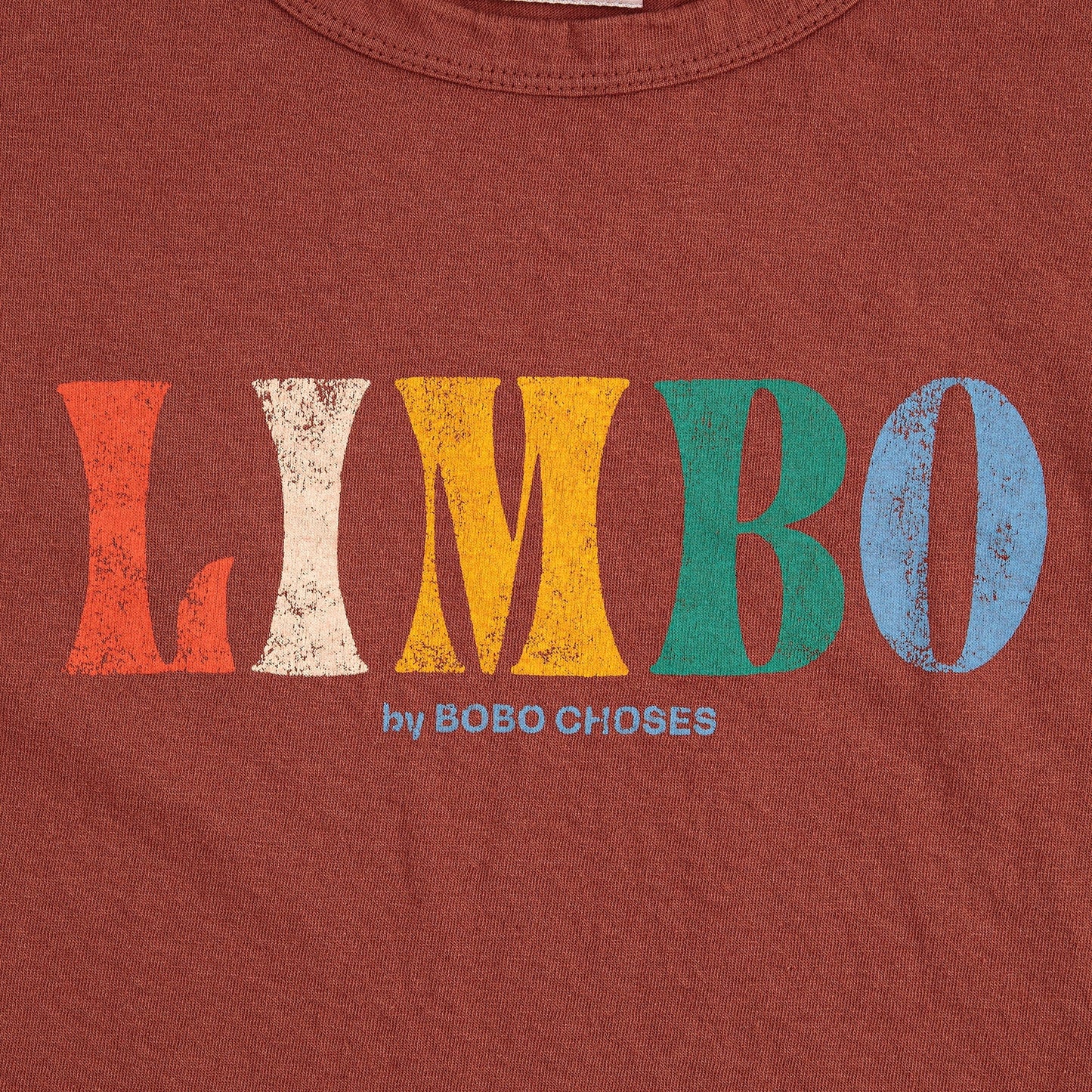 儿童深红色Logo棉T恤