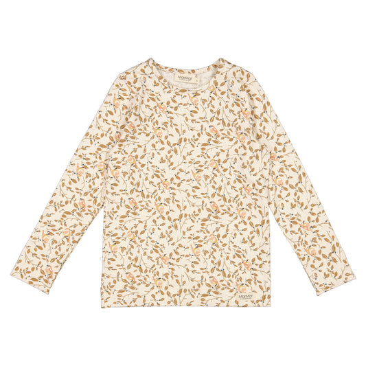 女童粉色印花棉T恤