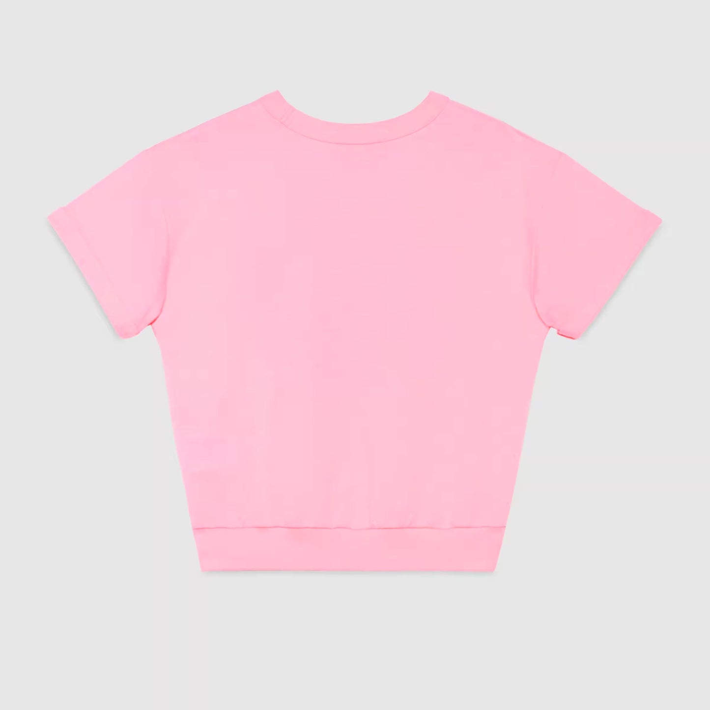 女童粉色Logo棉T恤