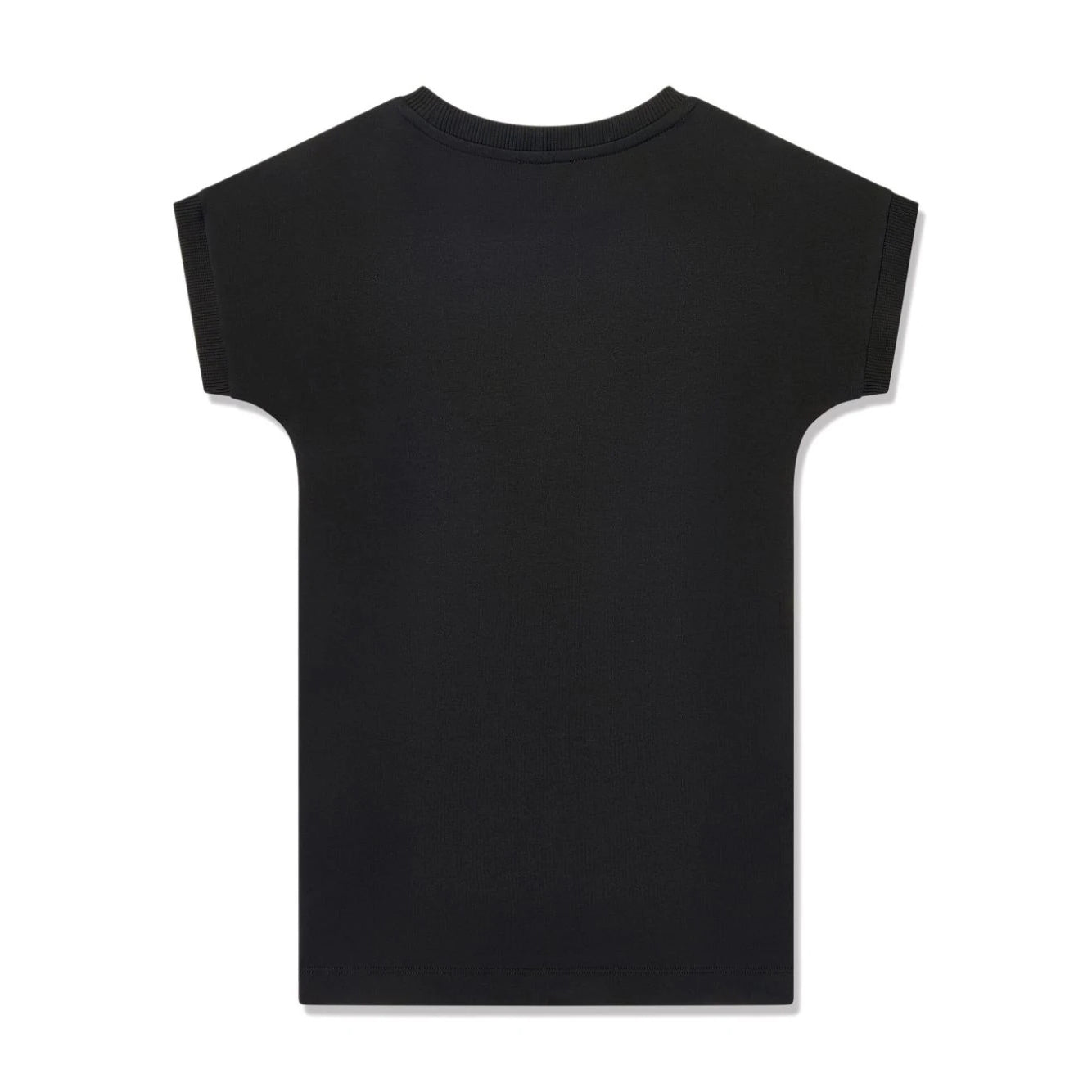 女童黑色泰迪熊棉连衣裙