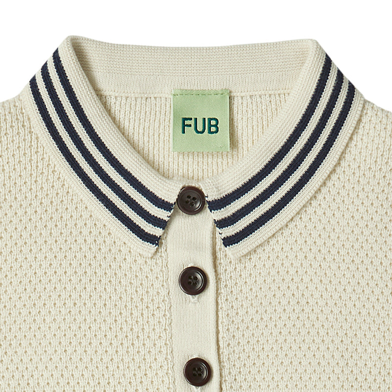 儿童白色棉Polo衬衫