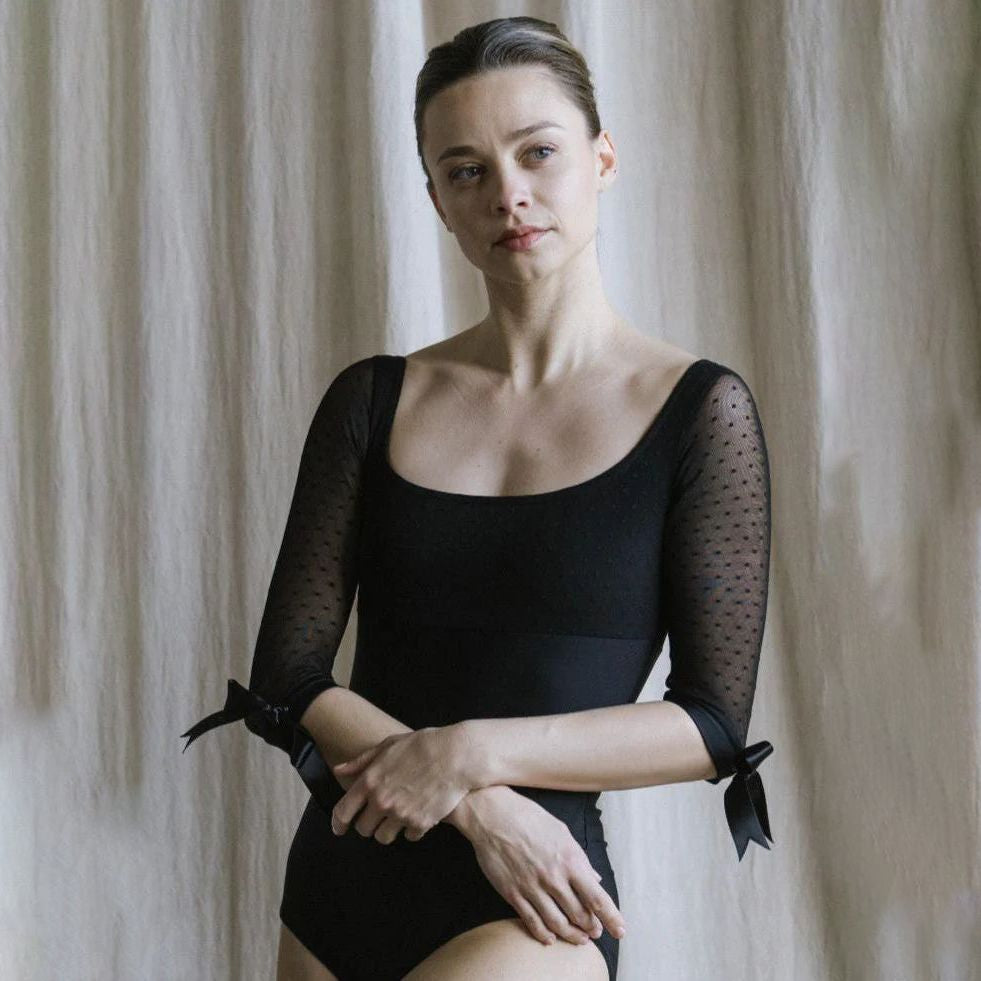 女士黑色芭蕾舞连体衣(2339/Black)