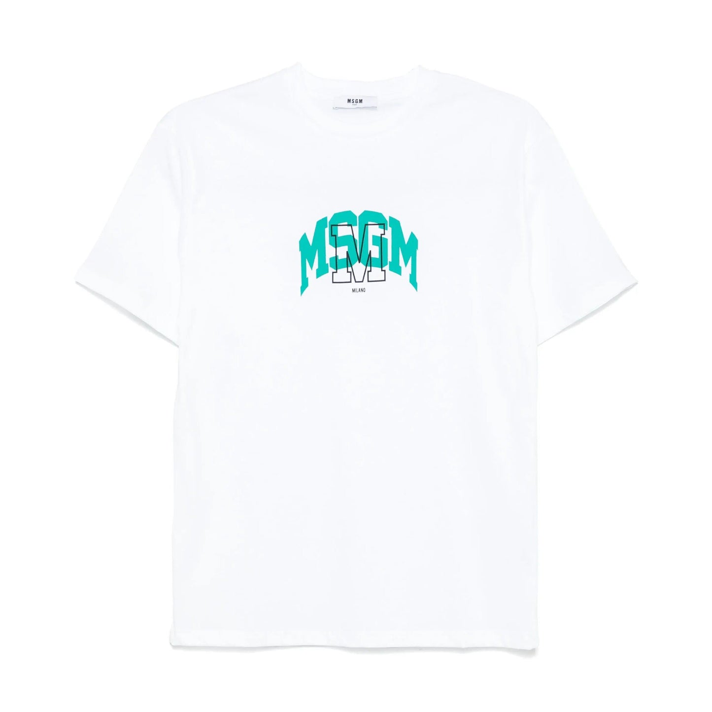 男童白色Logo棉T恤