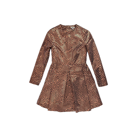 女童金属色连衣裙