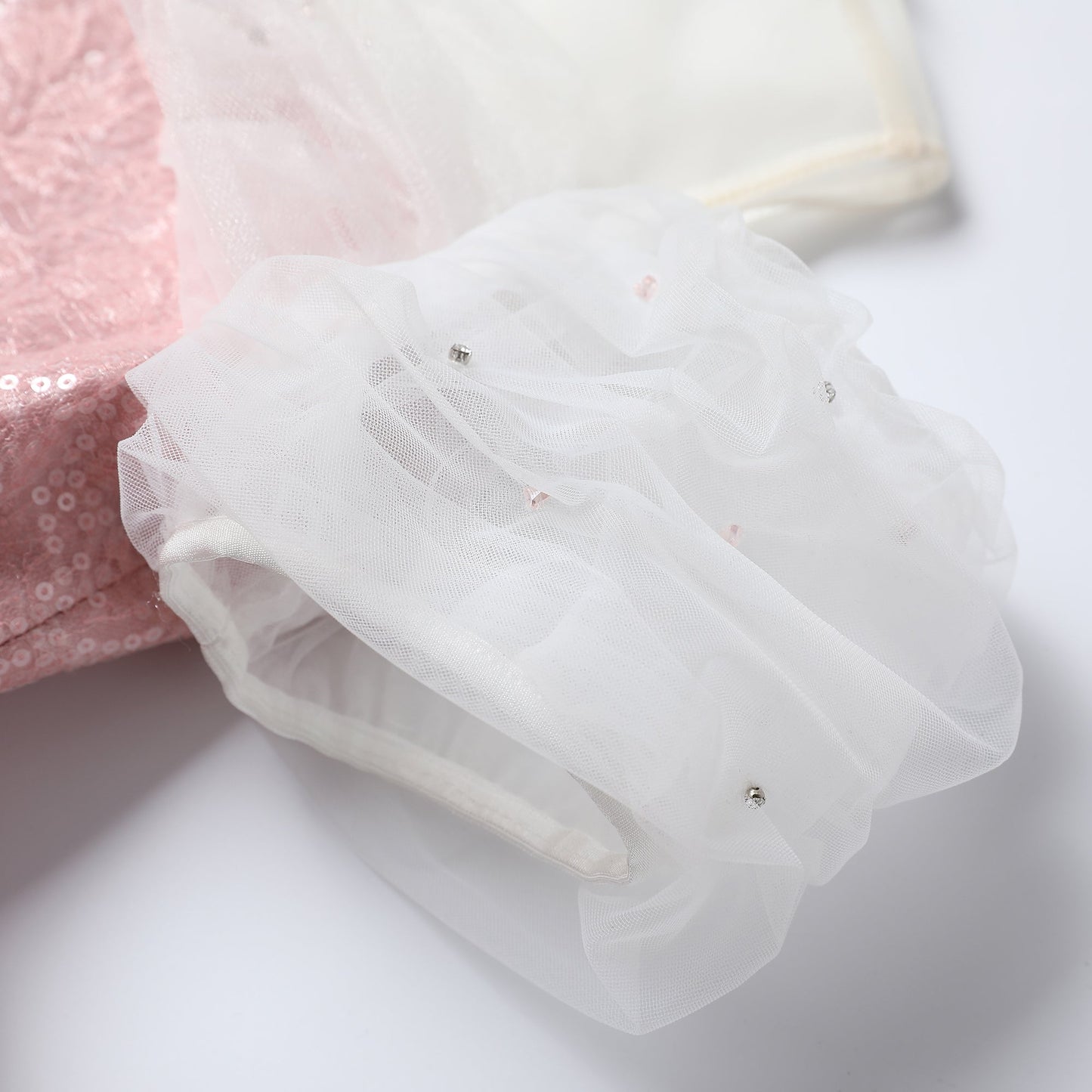 女童睡美人粉色公主裙
