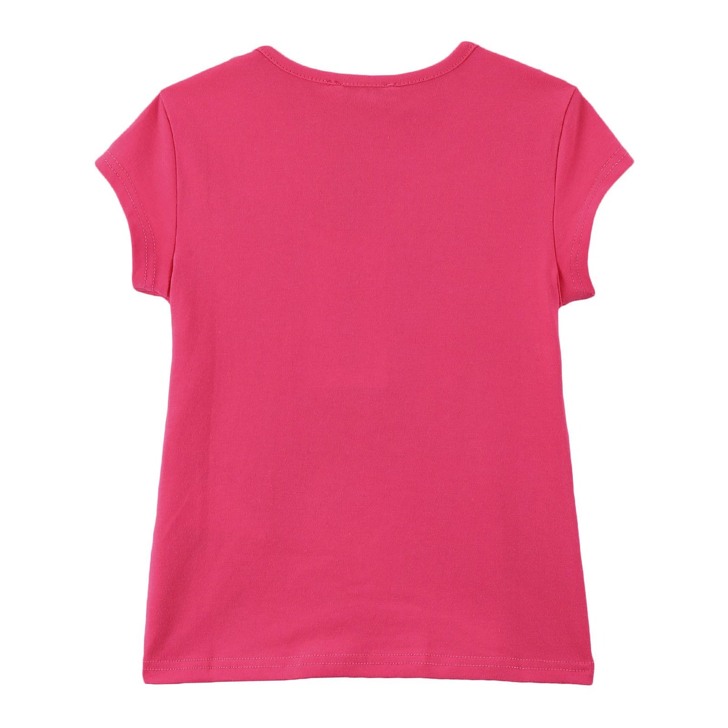 Girls Red Tiger Head Printed Cotton Jersey T-Shirt