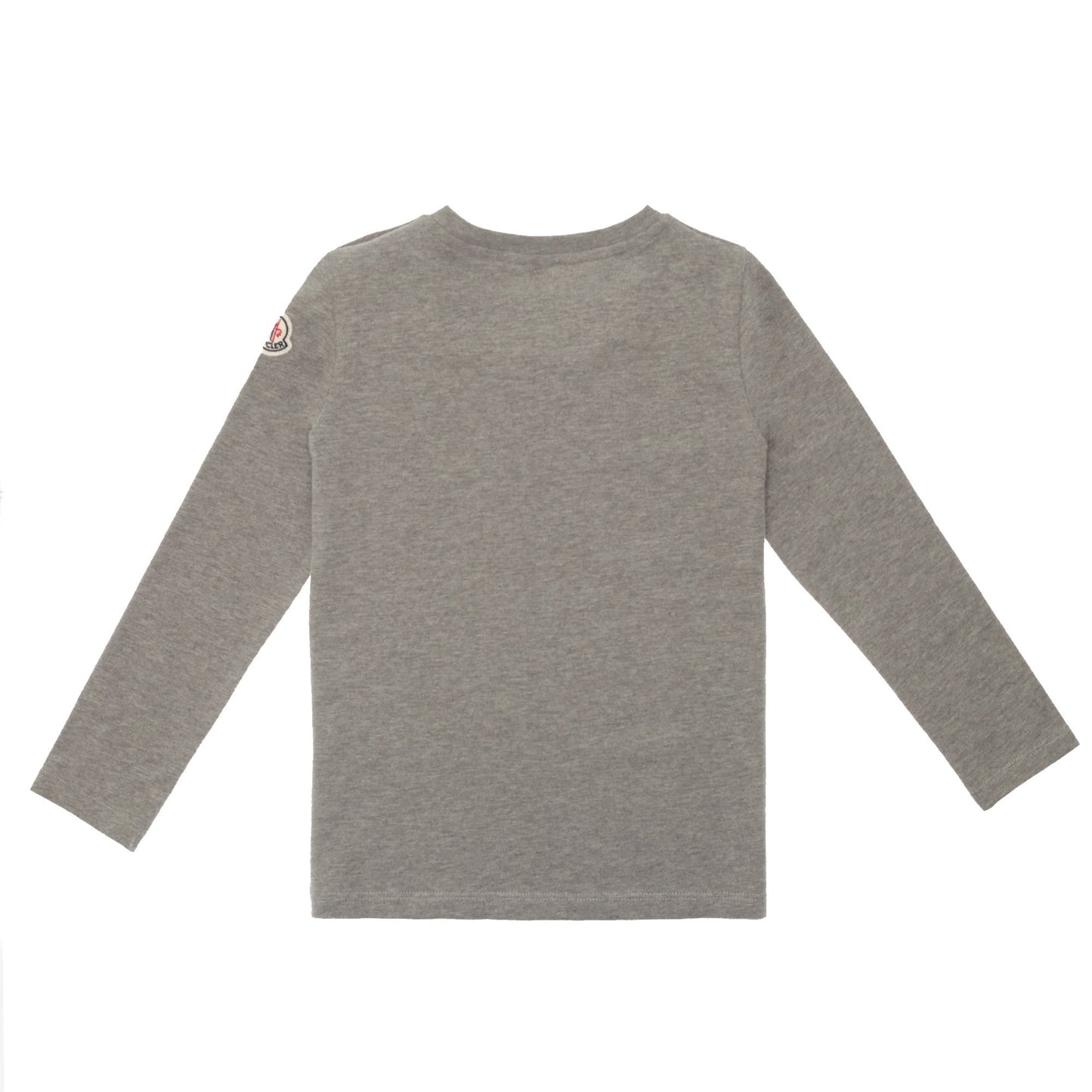 Baby Grey Fancy Printed Trims Long Sleeve T-Shirt