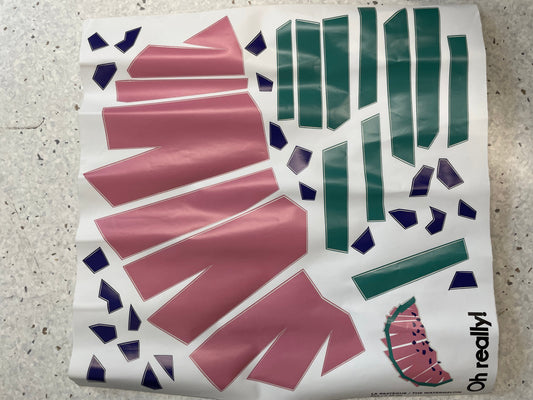 西瓜贴图( 40 x 40 cm )