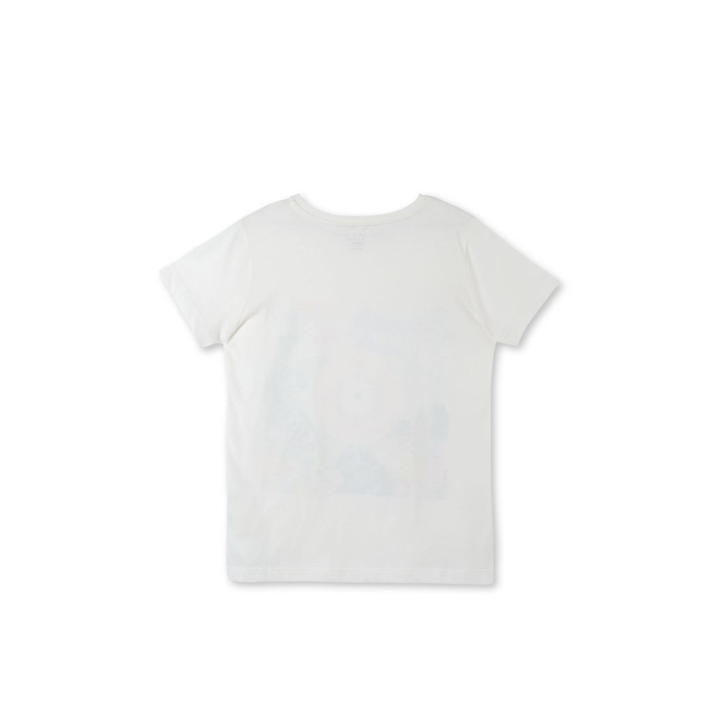 Girls White Arlow Stella Records Print T-shirt