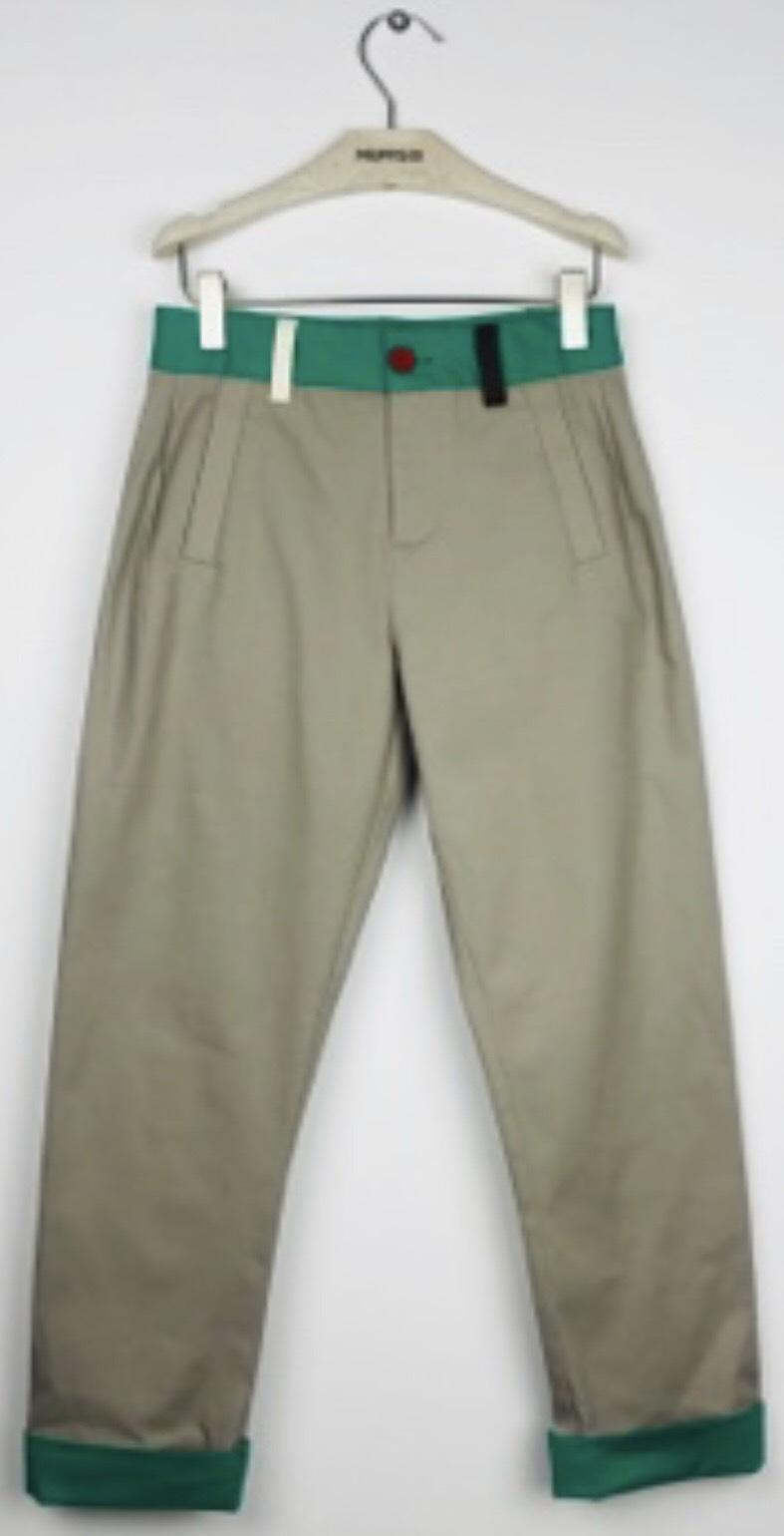 Boys Beige Cotton Trousers