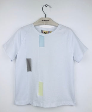 Girls White Cotton T-shirt
