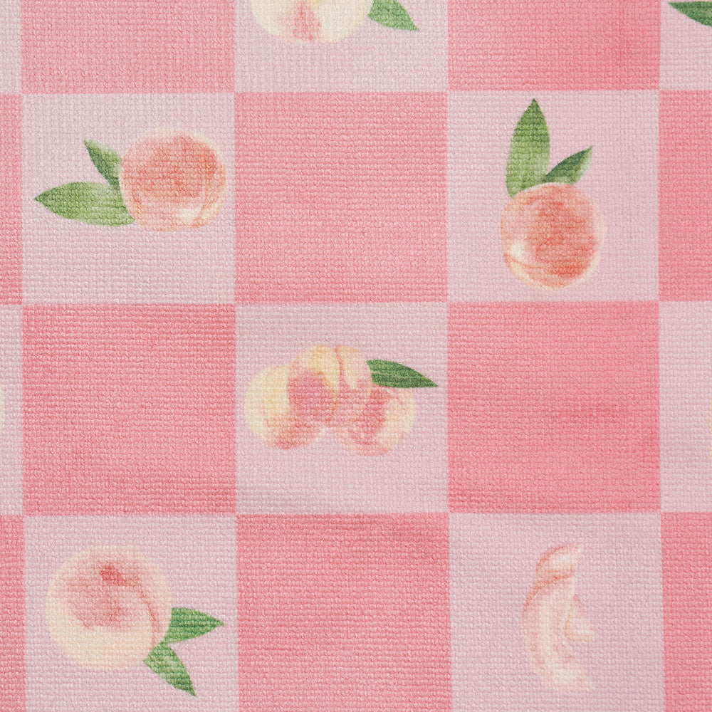 桃粉色印花游泳毛巾(80x40cm)