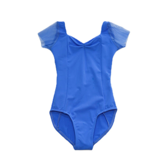 女童蓝色芭蕾舞连体衣(有内衬DAD2003/2MP/french blue)
