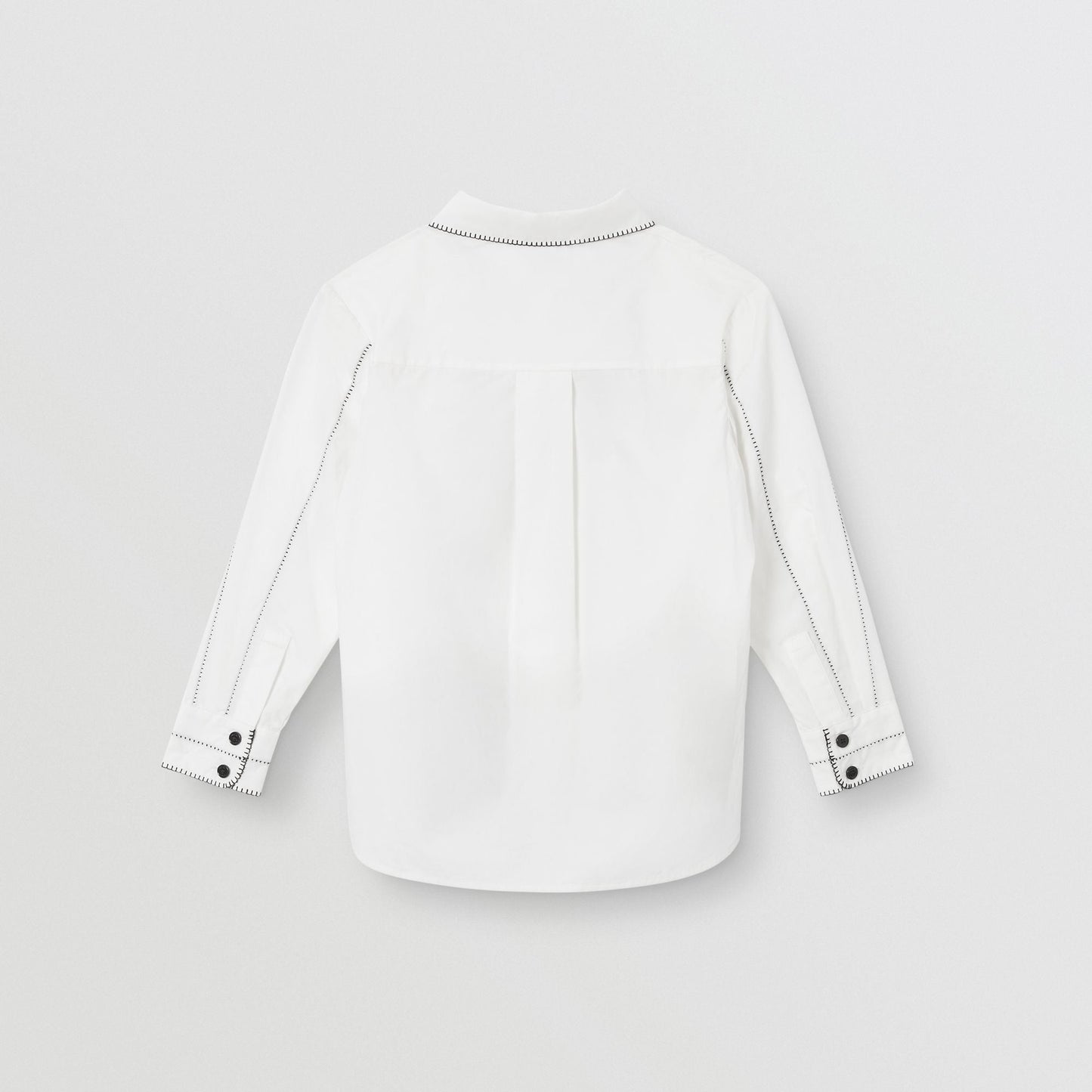 Girls White Cotton Shirt