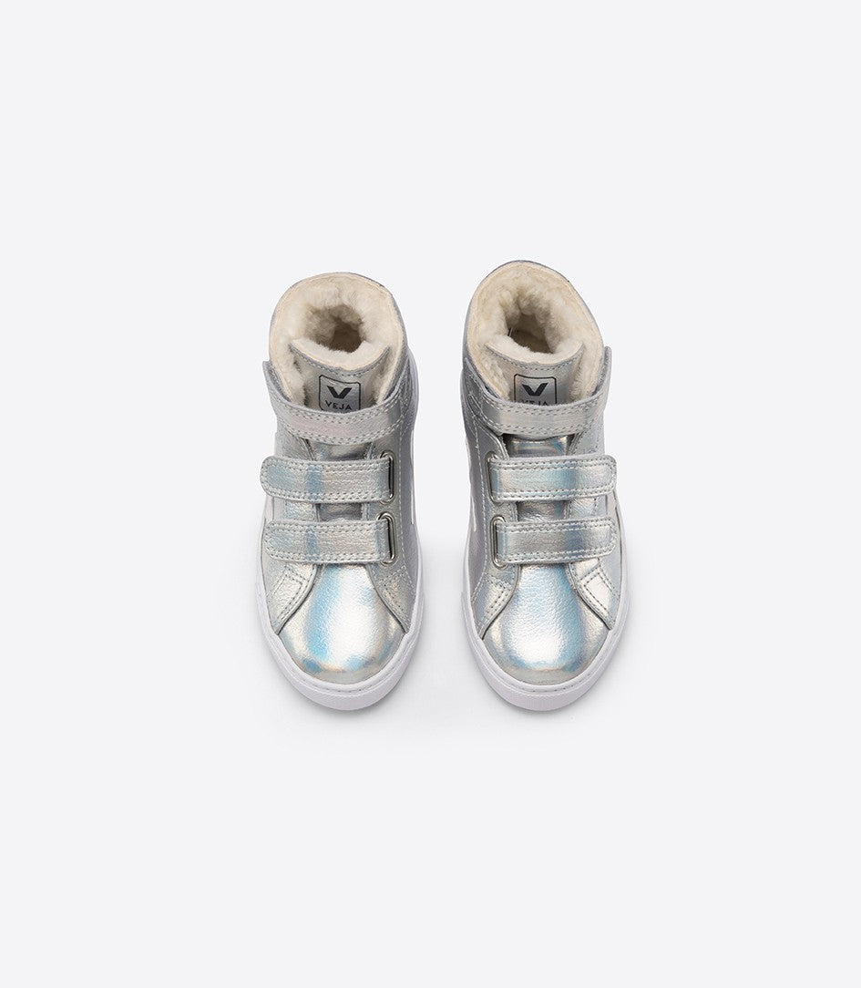 婴儿银色"ESPLAR MID"高帮鞋