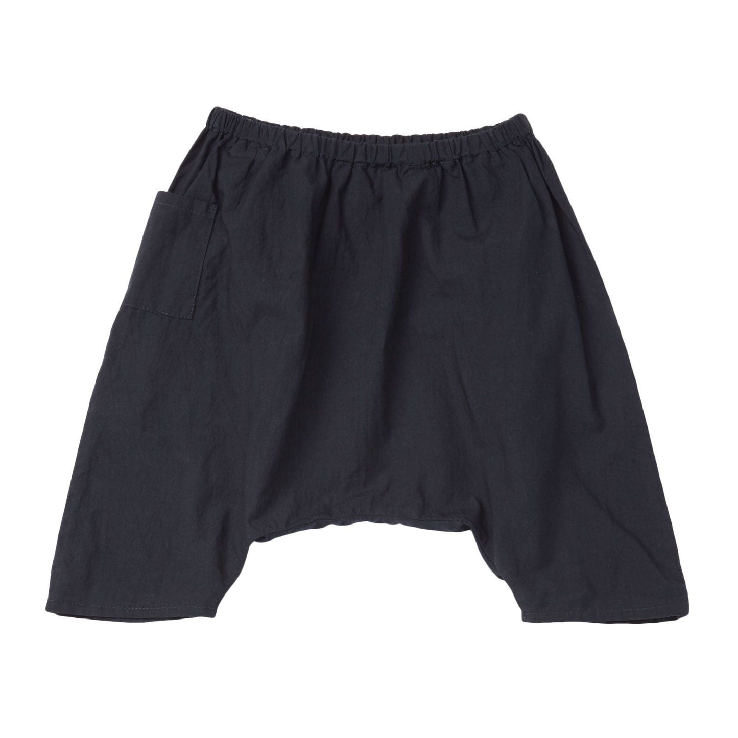 Baby Navy Blue Cotton Woven Trousers